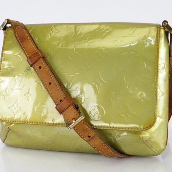LOUIS VUITTON Monogram Vernis Thompson Street Bag Gris M91008 LV Auth hk2628 - Picture 1 of 16